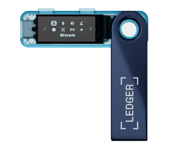Ledger Nano S Plus Neptune Blue Crypto Hardware Wallet LEDGERNANOS-NBLUE-RK - 1351785 - zdjęcie 2